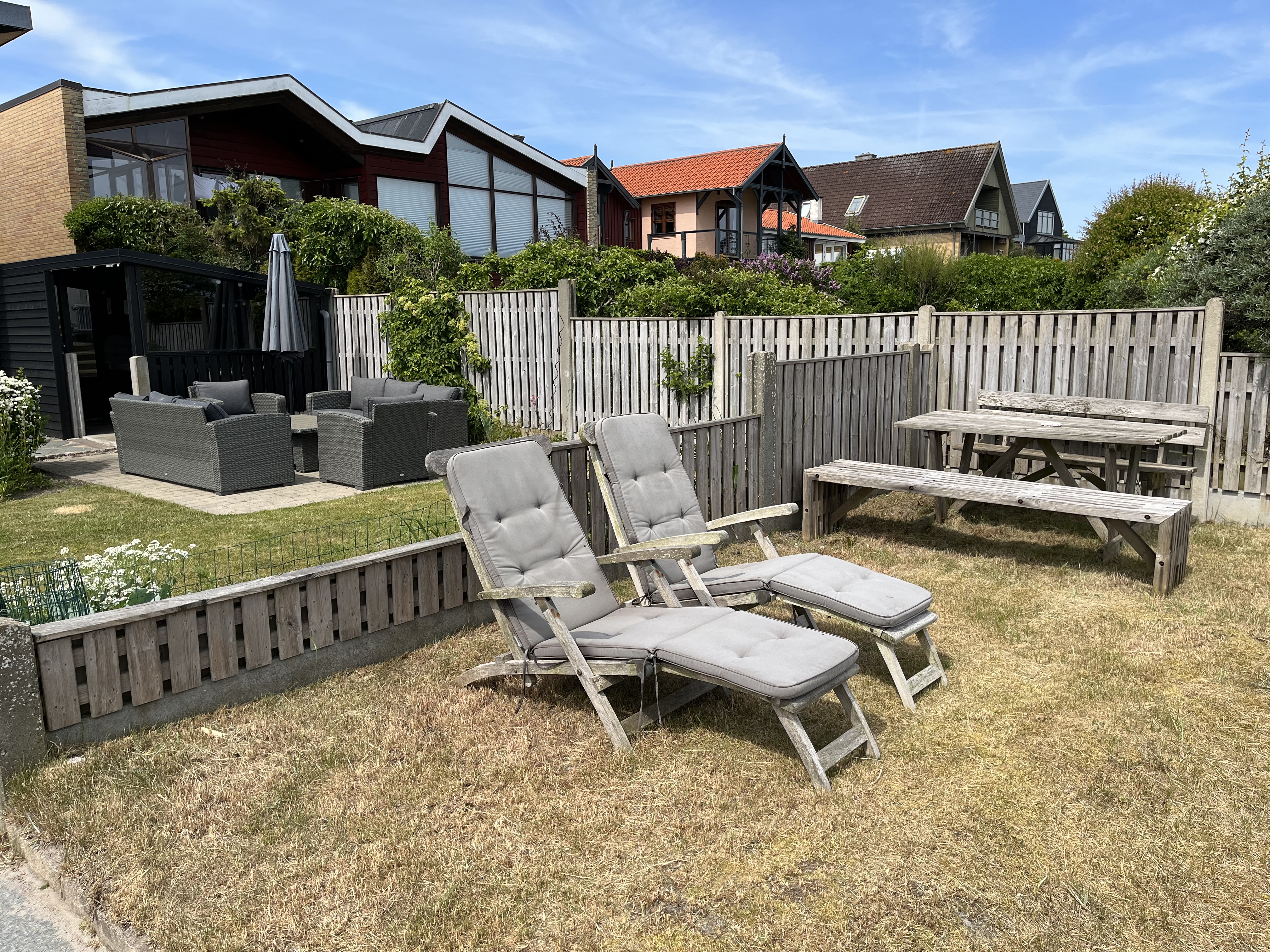 Strand lounge område